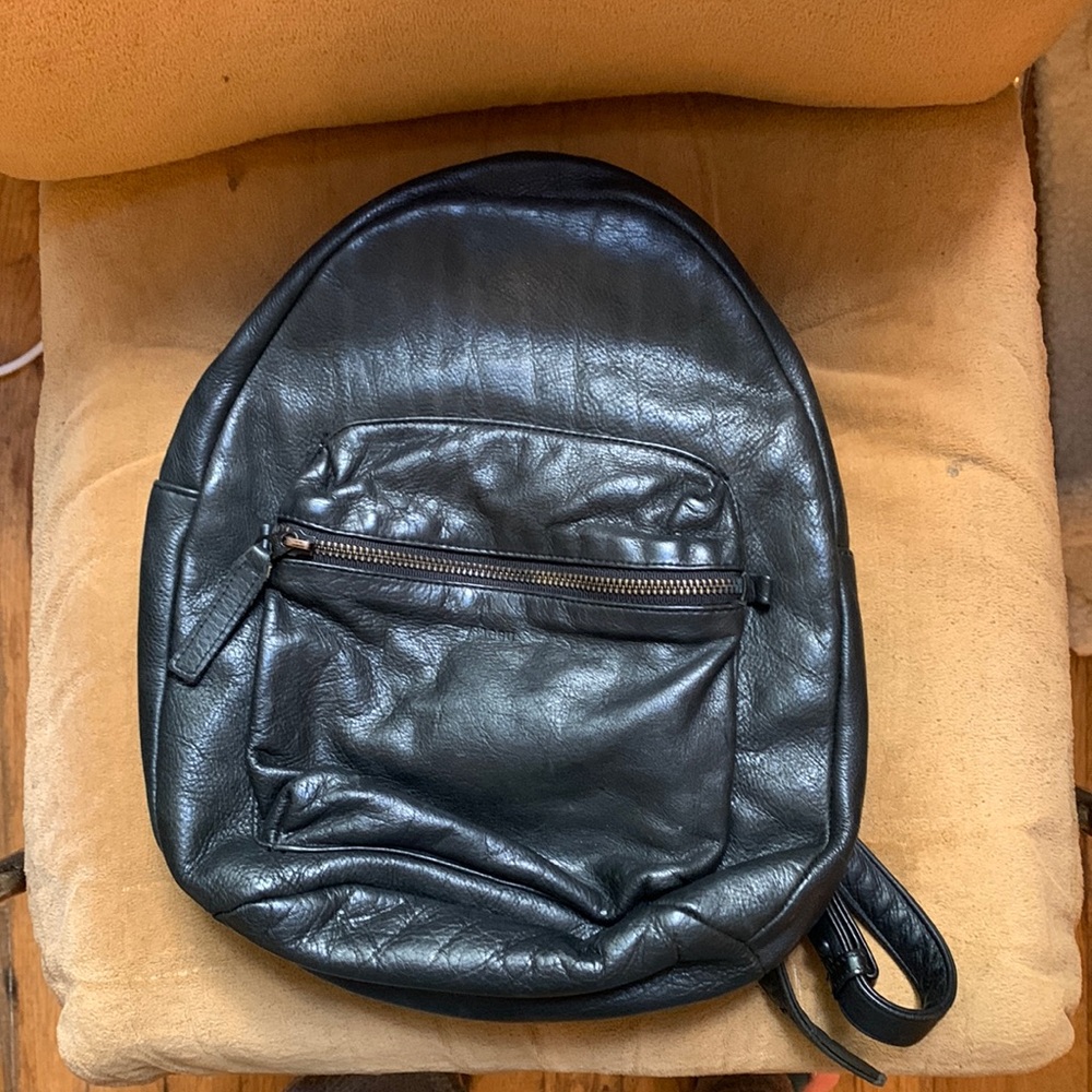 Baggu leather backpack